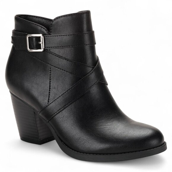 Style & Co Women's Zetaa Strappy Belt-Heel Booties - Picture 1 of 4